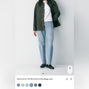 Denim Forum The 90’s Marlo Hi-Rise Baggy Jean